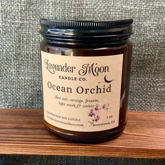 Ocean Orchid 7 oz Soy Wax Candle