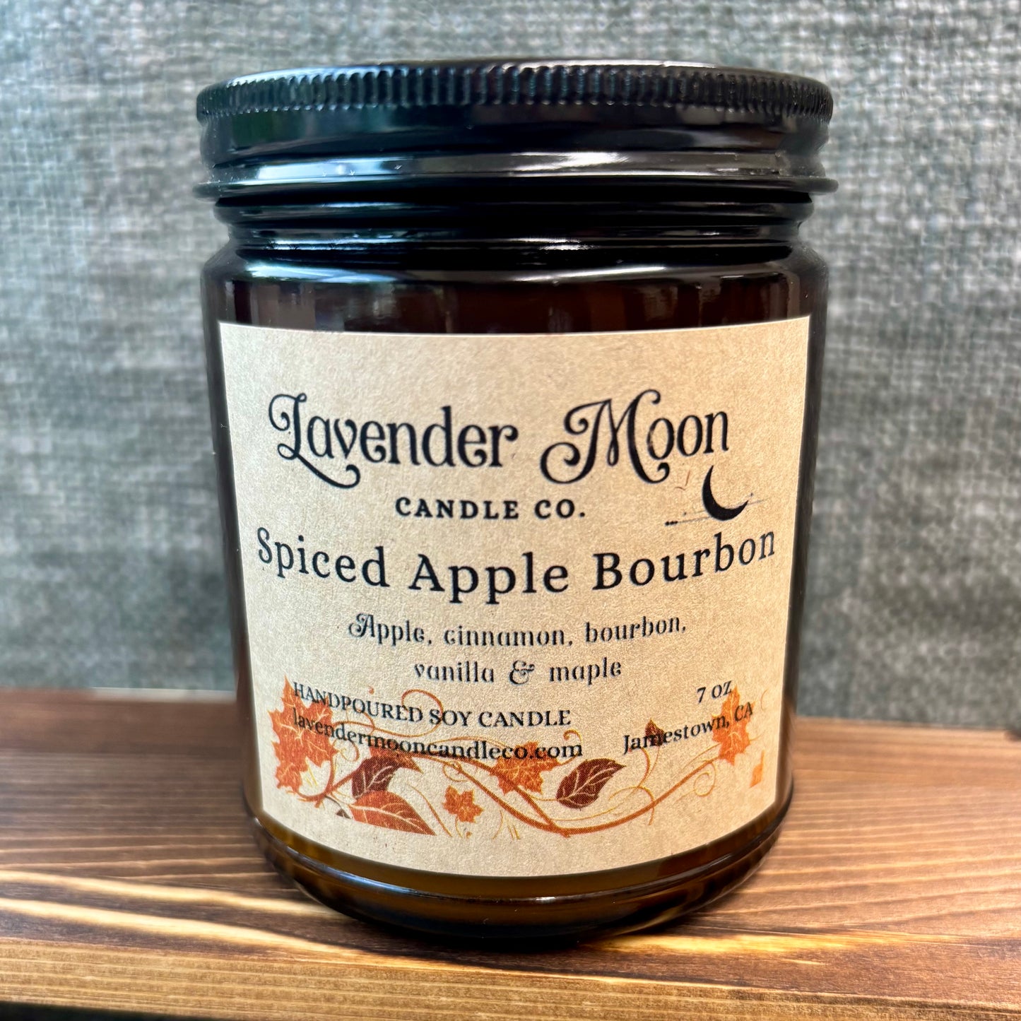 Spiced Apple Bourbon 7 oz Soy Wax Candle