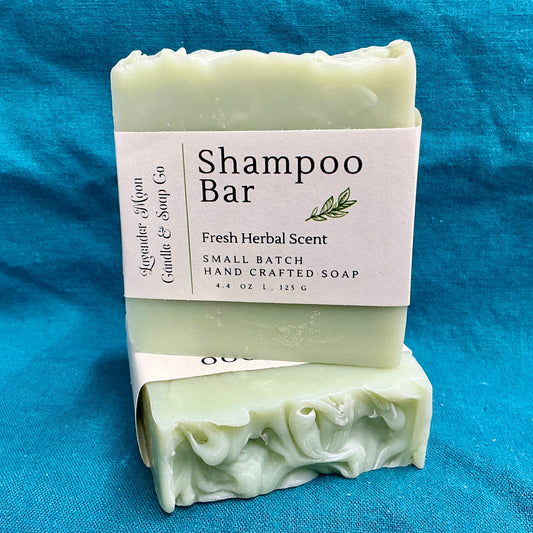 Lavender Rosemary Herbal Handmade Shampoo Bar