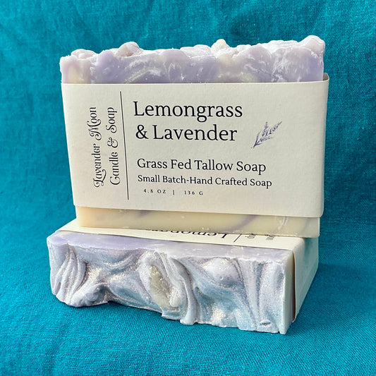 Lemongrass & Lavender  Handmade Tallow Soap