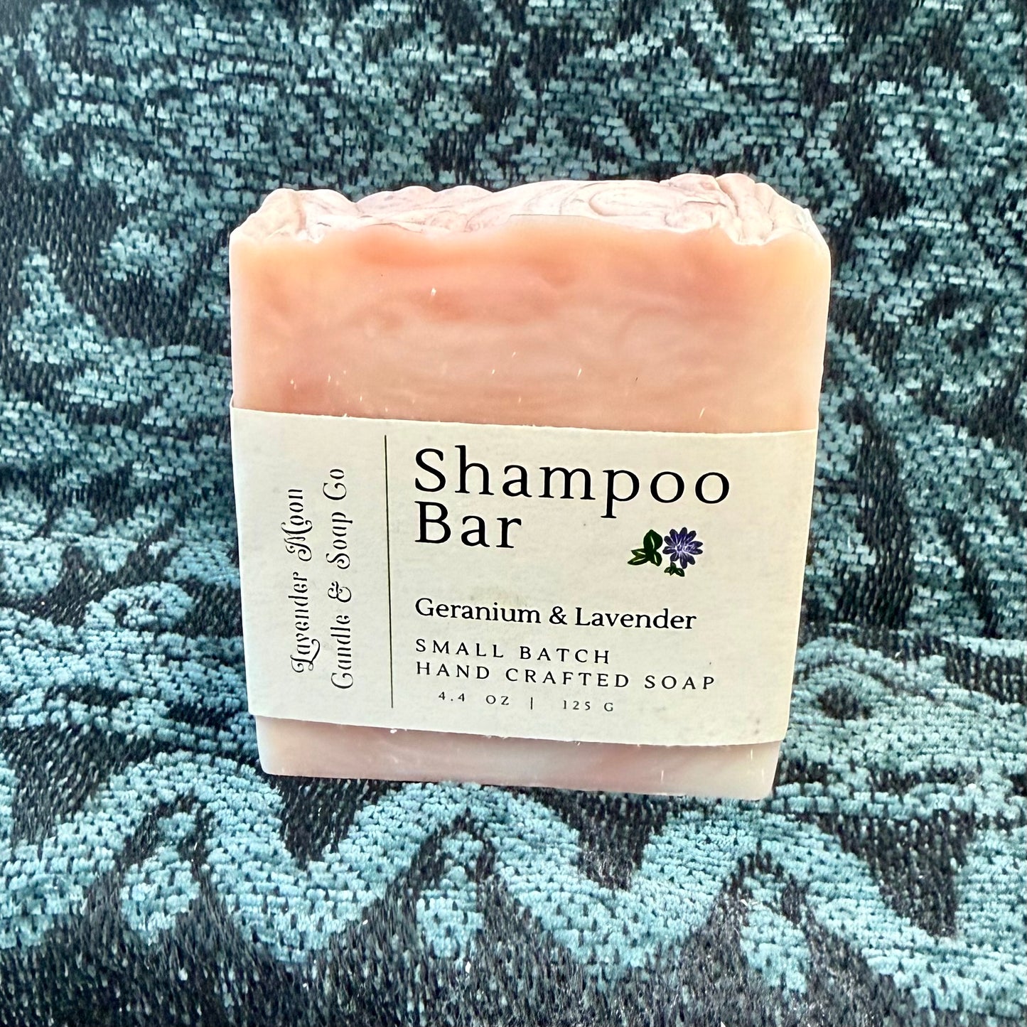 Geranium Herbal Handmade Shampoo Bar