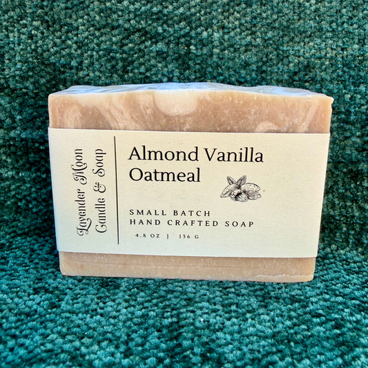 Almond Vanilla Oatmeal Handmade Soap