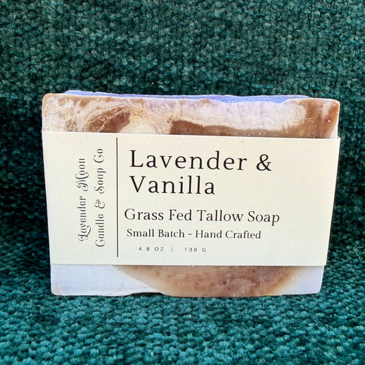 Lavender Vanilla Handmade Tallow Soap