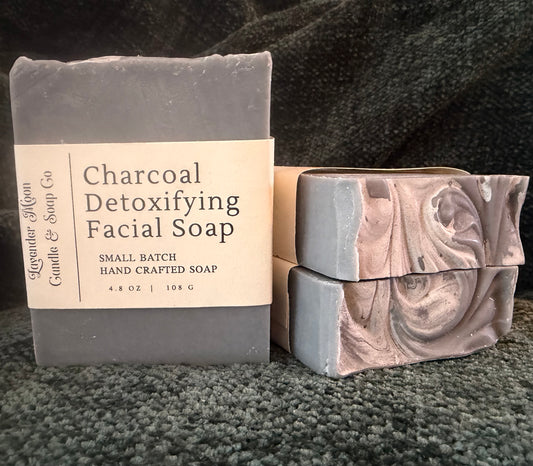 Charcoal Detoxifying Handmade Facial Soap