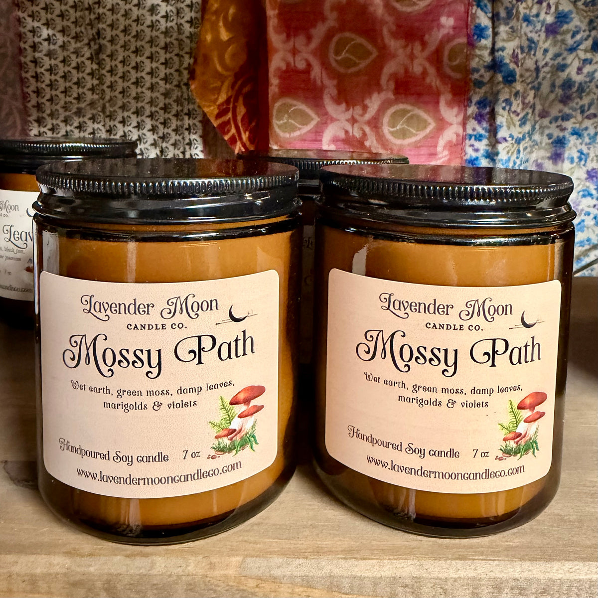 The Mossy Path soy wax candle