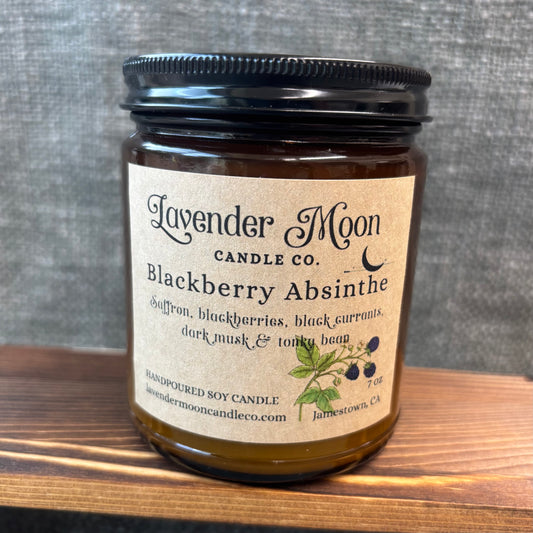 Blackberry Absinthe 7 oz Soy Wax Candle